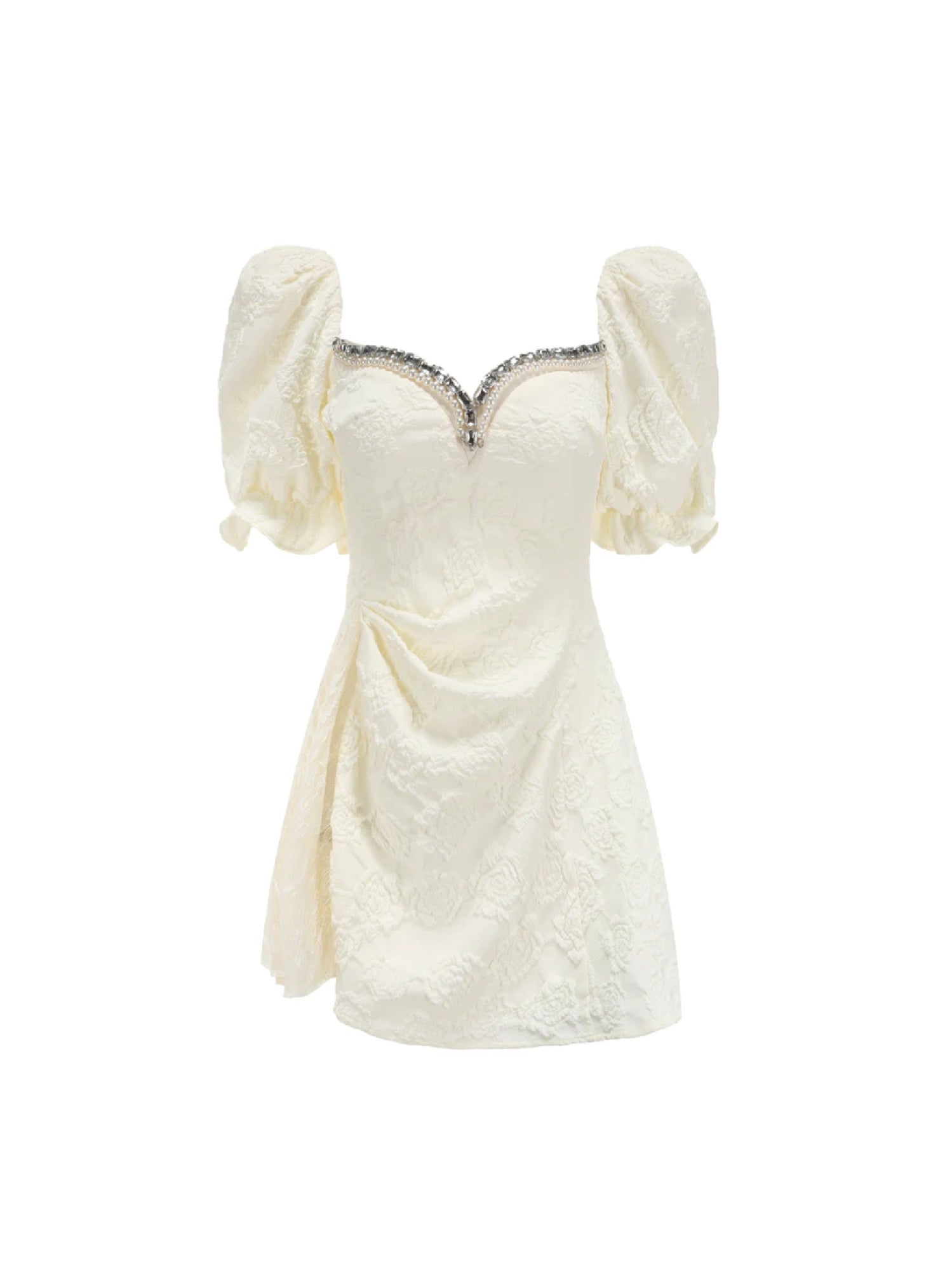Ysabella Dress: White Mini Dress for Bridal Shower | Nana Jacqueline