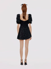 Ysabella Dress: Black Mini Dress for Cocktail Party | Nana Jacqueline