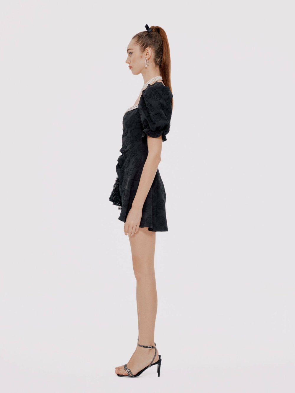 Ysabella Dress: Black Mini Dress for Cocktail Party | Nana Jacqueline