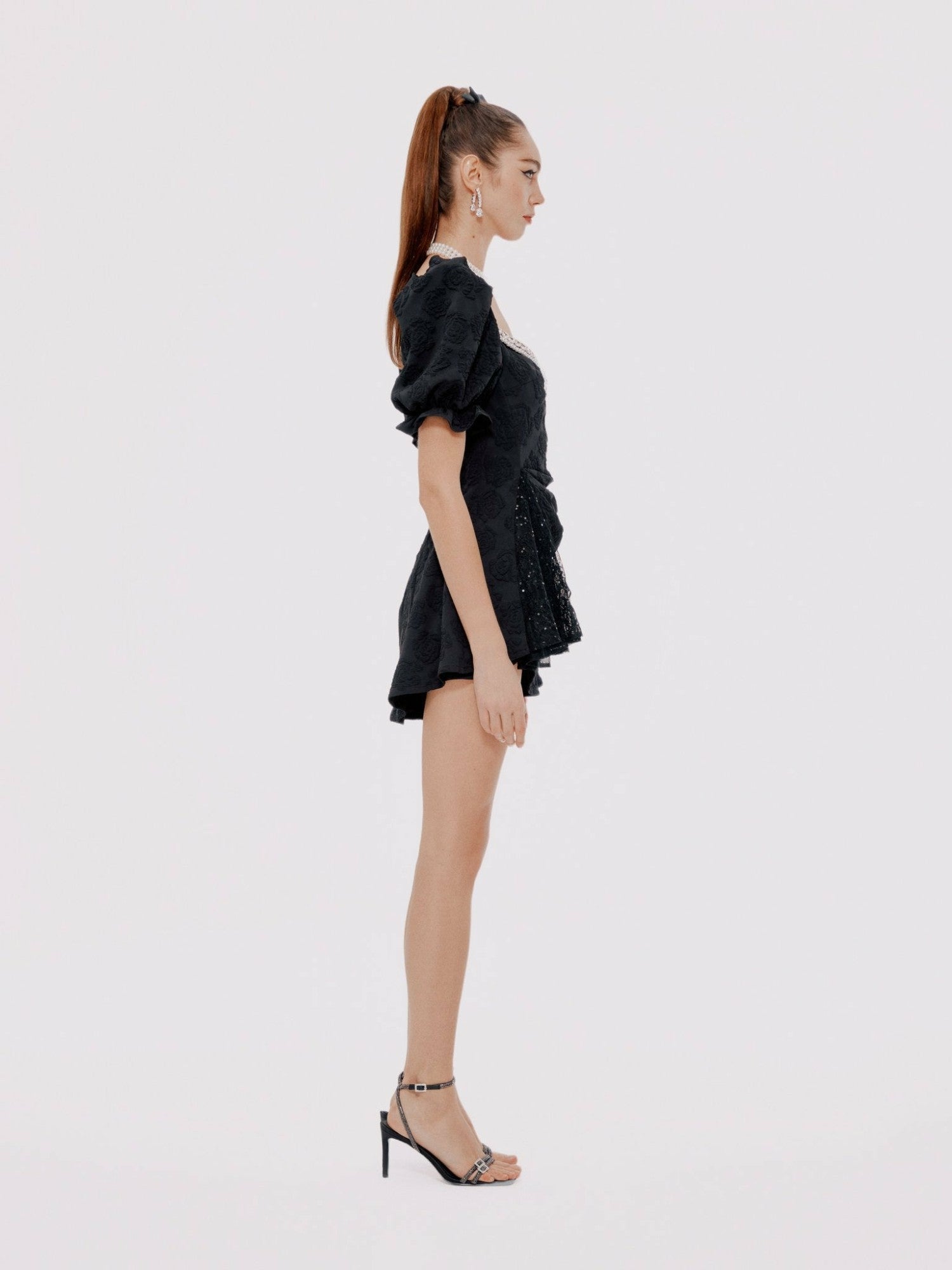 Ysabella Dress: Black Mini Dress for Cocktail Party | Nana Jacqueline