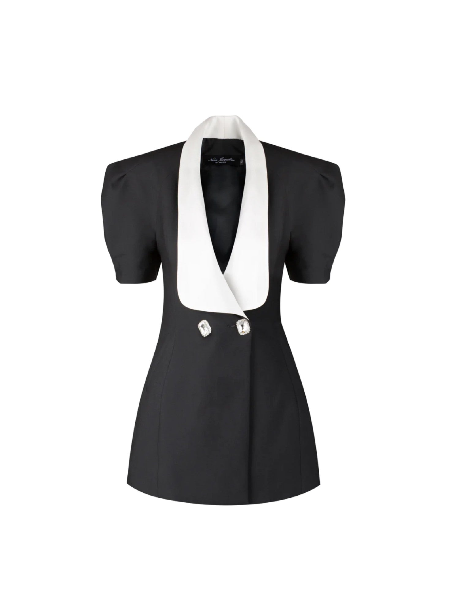 Alia Dress: Black Mini Dress for Cocktail Party | Nana Jacqueline
