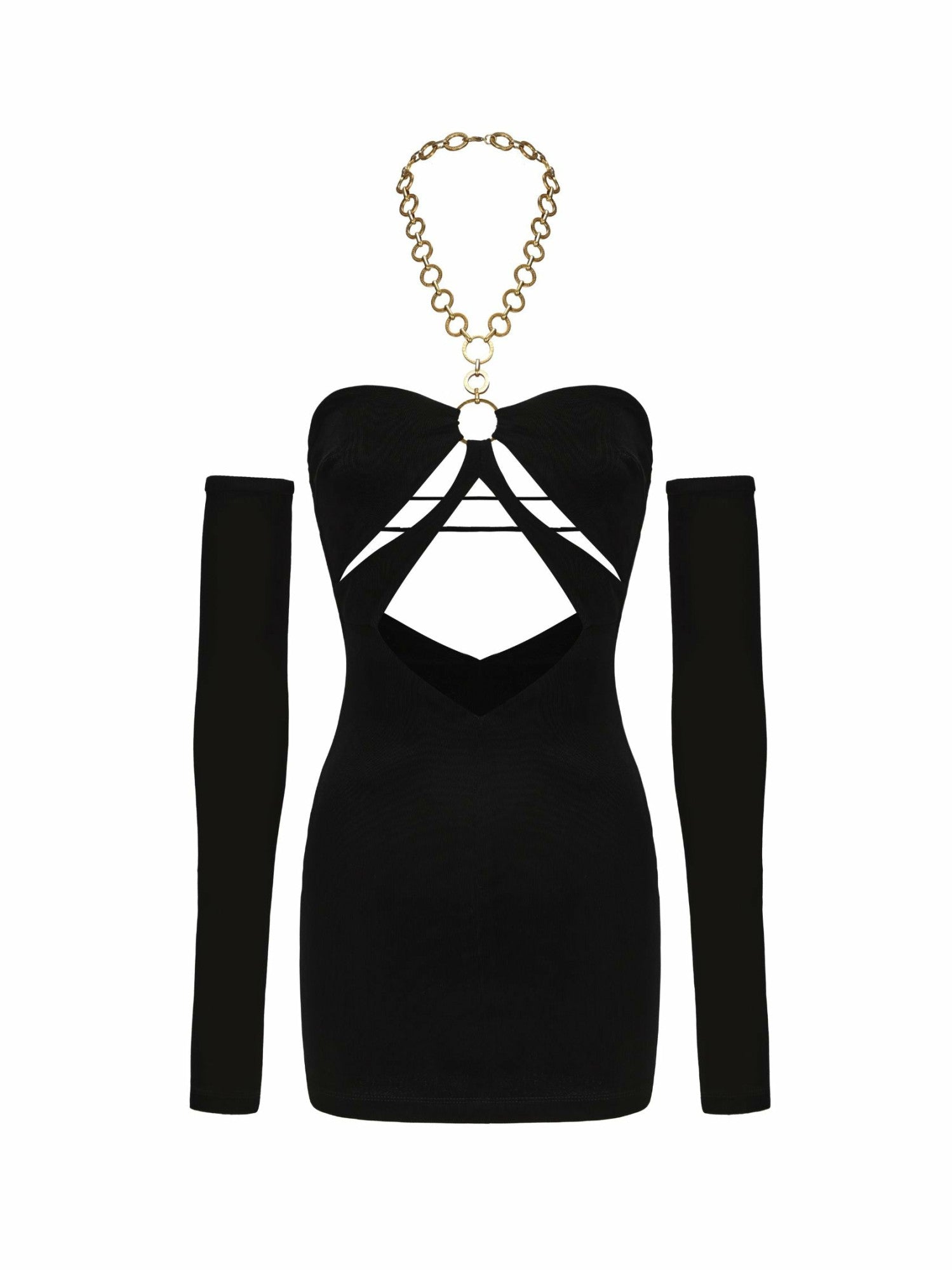 Tilda Dress: Black Mini Dress for Cocktail Party | Nana Jacqueline