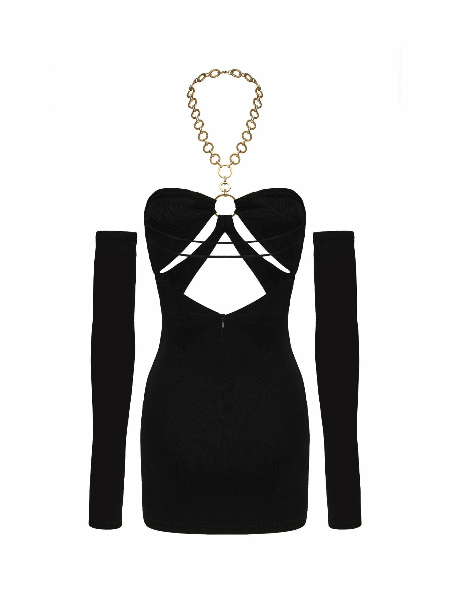 Tilda Dress: Black Mini Dress for Cocktail Party | Nana Jacqueline