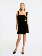 Karina Dress: Black Mini Dress for Cocktail Party | Nana Jacqueline