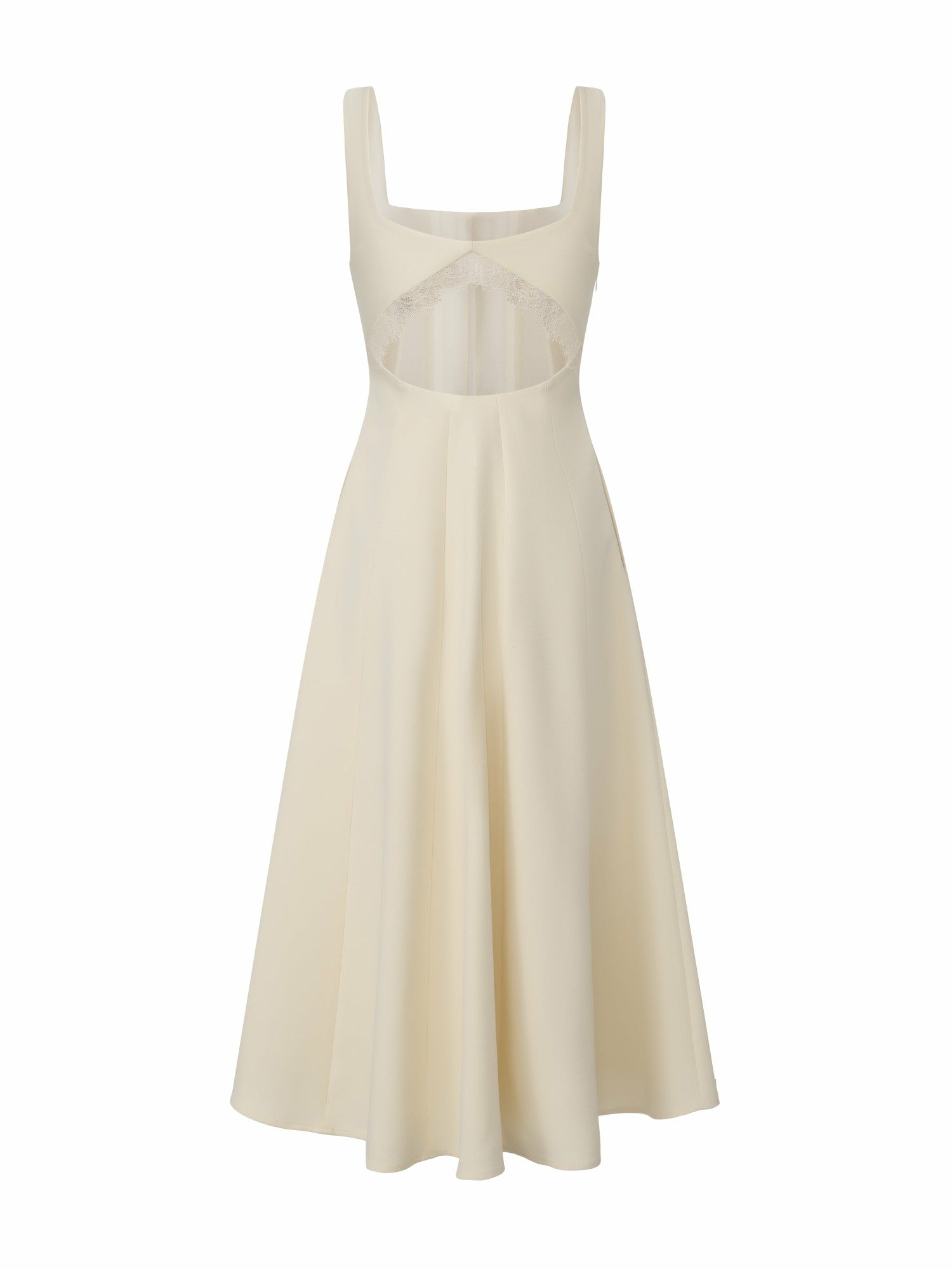 Delilah Cut Out Back Champagne Dress | Nana Jacqueline