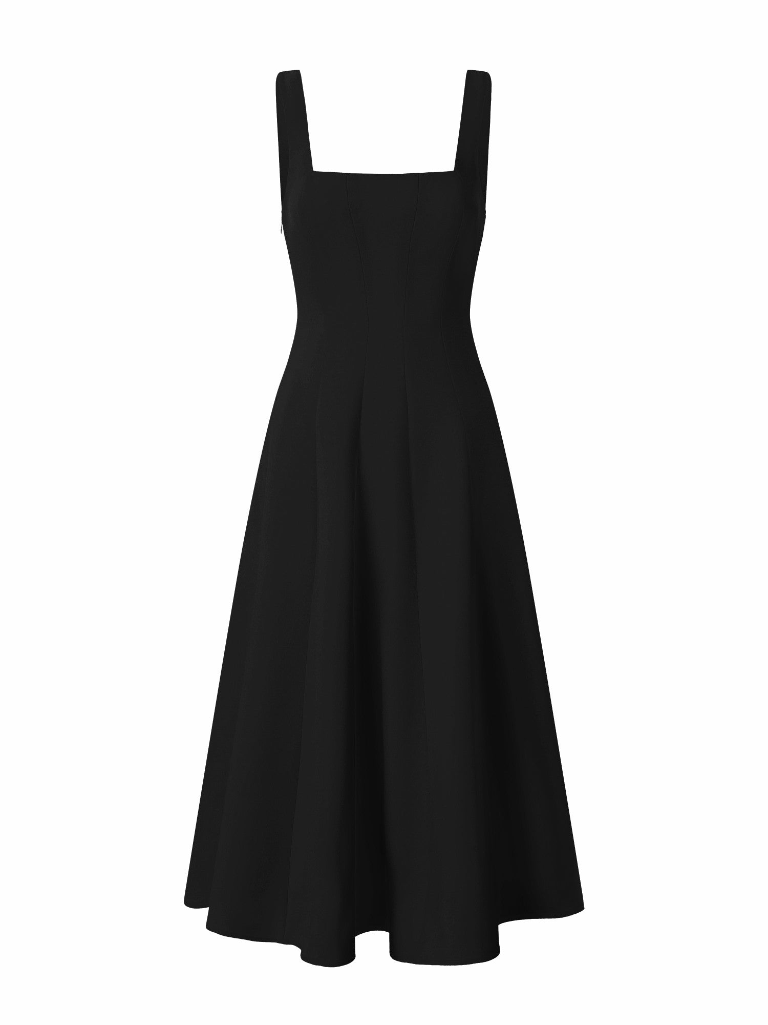 Delilah Square-Neck Black Dress | Nana Jacqueline