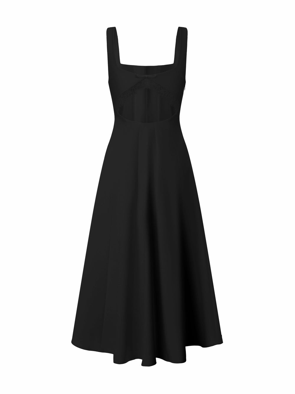 Delilah Square-Neck Black Dress | Nana Jacqueline
