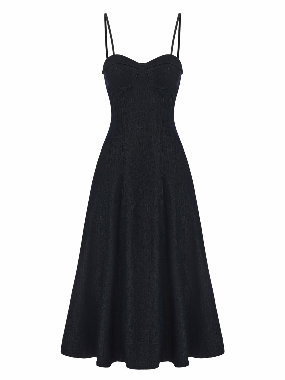 Heidi Corset Blue Denim Dress | Nana Jacqueline