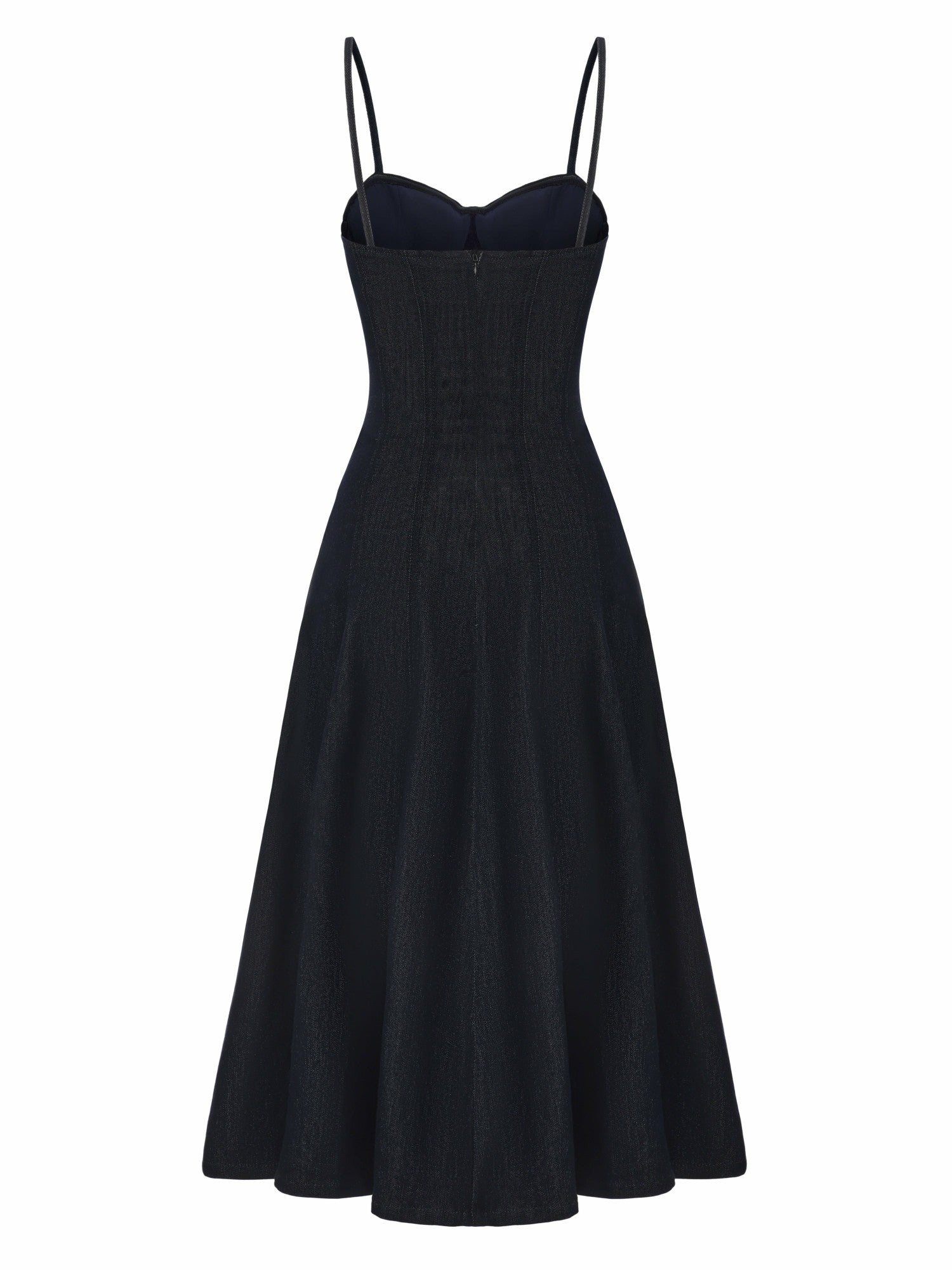 Heidi Corset Blue Denim Dress | Nana Jacqueline