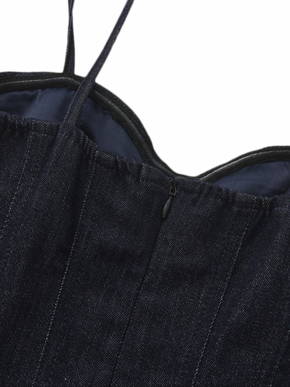Heidi Corset Blue Denim Dress | Nana Jacqueline