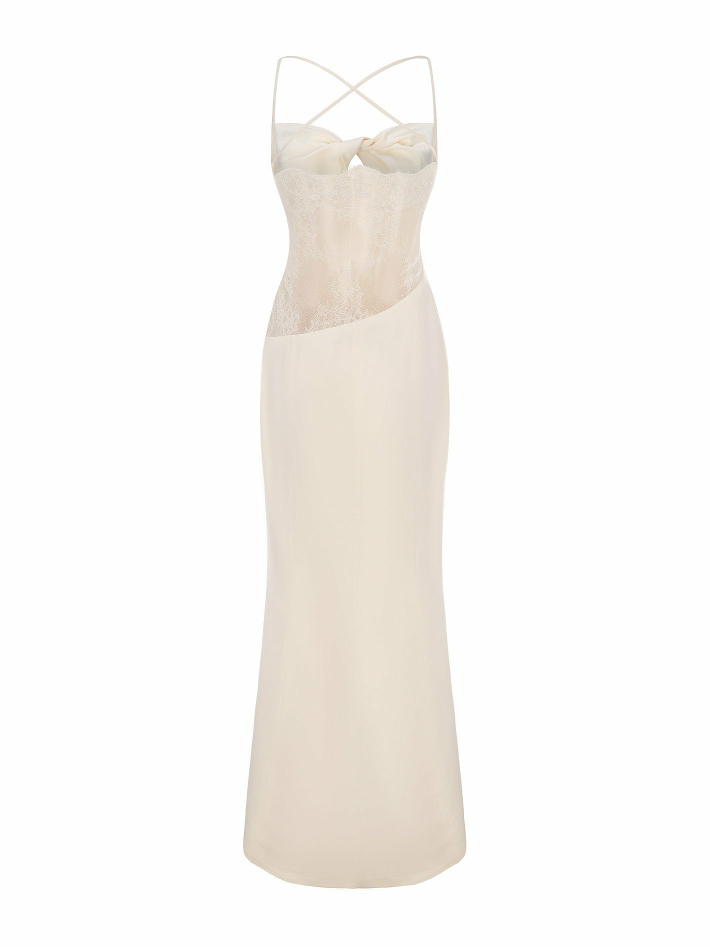 Alaina Dress: Champagne Maxi Dress for Formal Wedding Guest | Nana Jacqueline