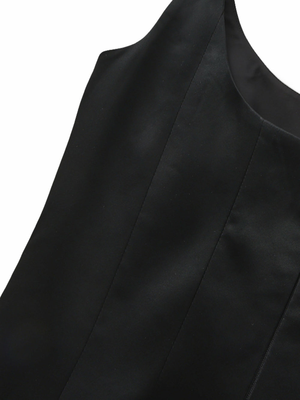 Lauren Square-Neck Black Dress | Nana Jacqueline