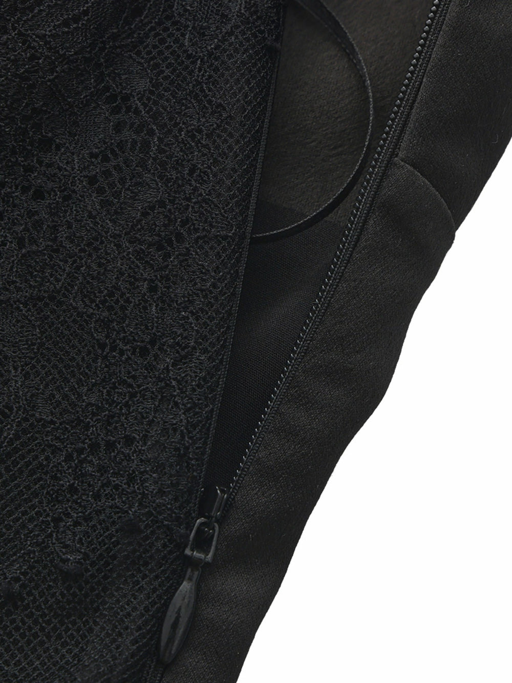Brielle Twist-Front Lace-Back Black Dress | Nana Jacqueline