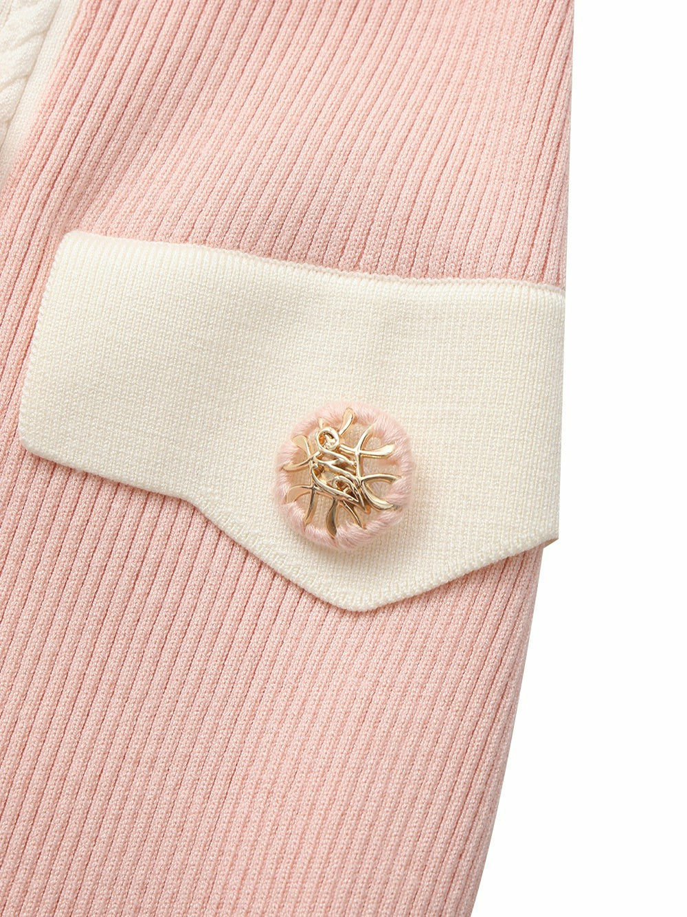 Giana Contrast Halter Knit Blush Pink Maxi Dress | Nana Jacqueline