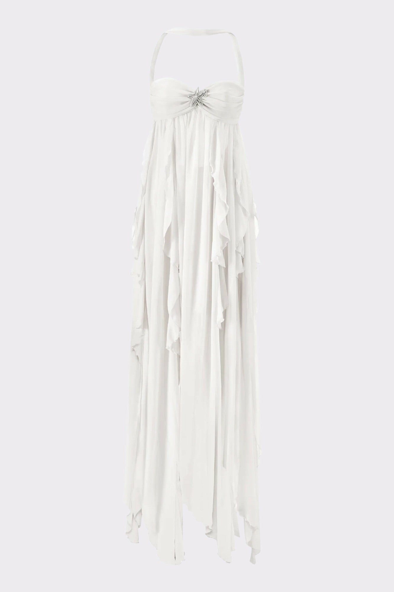 Mariah Dress: White Maxi Dress for Bridal Shower | Nana Jacqueline