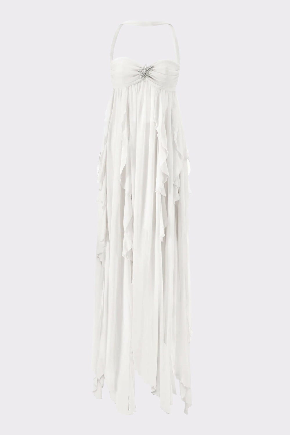 Mariah Dress: White Maxi Dress for Bridal Shower | Nana Jacqueline