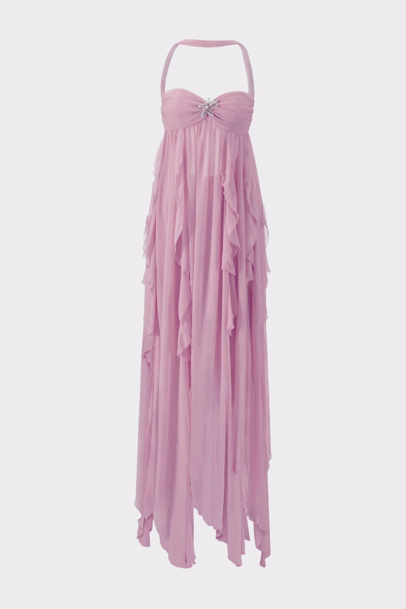 Mariah Dress: Purple Maxi Dress for Garden Wedding Guest | Nana Jacqueline