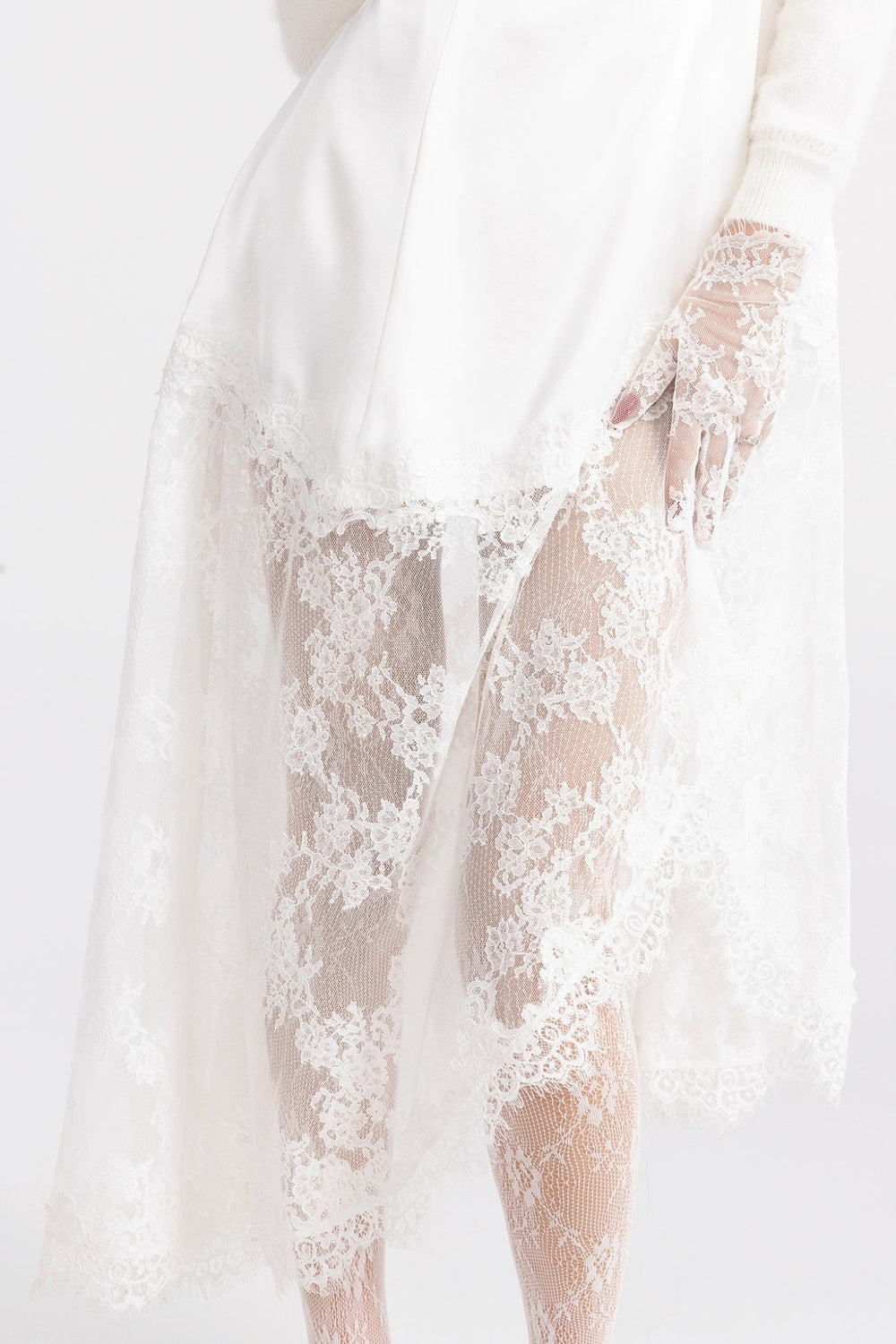 Mirabelle Satin Maxi Dress: White Maxi Dress for Bridal Shower | Nana Jacqueline