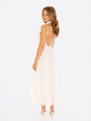 Irena Dress: White Maxi Dress for Bridal Shower | Nana Jacqueline