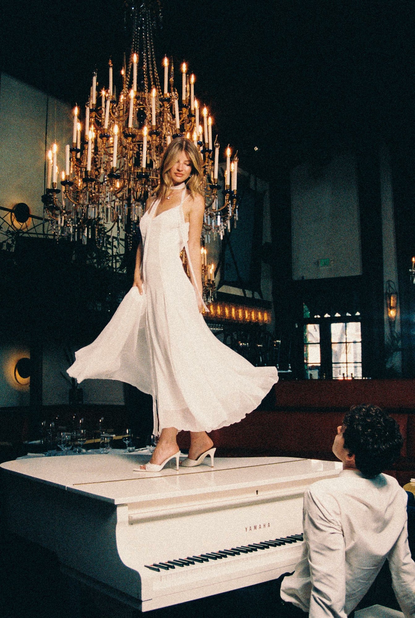 Irena Dress: White Maxi Dress for Bridal Shower | Nana Jacqueline