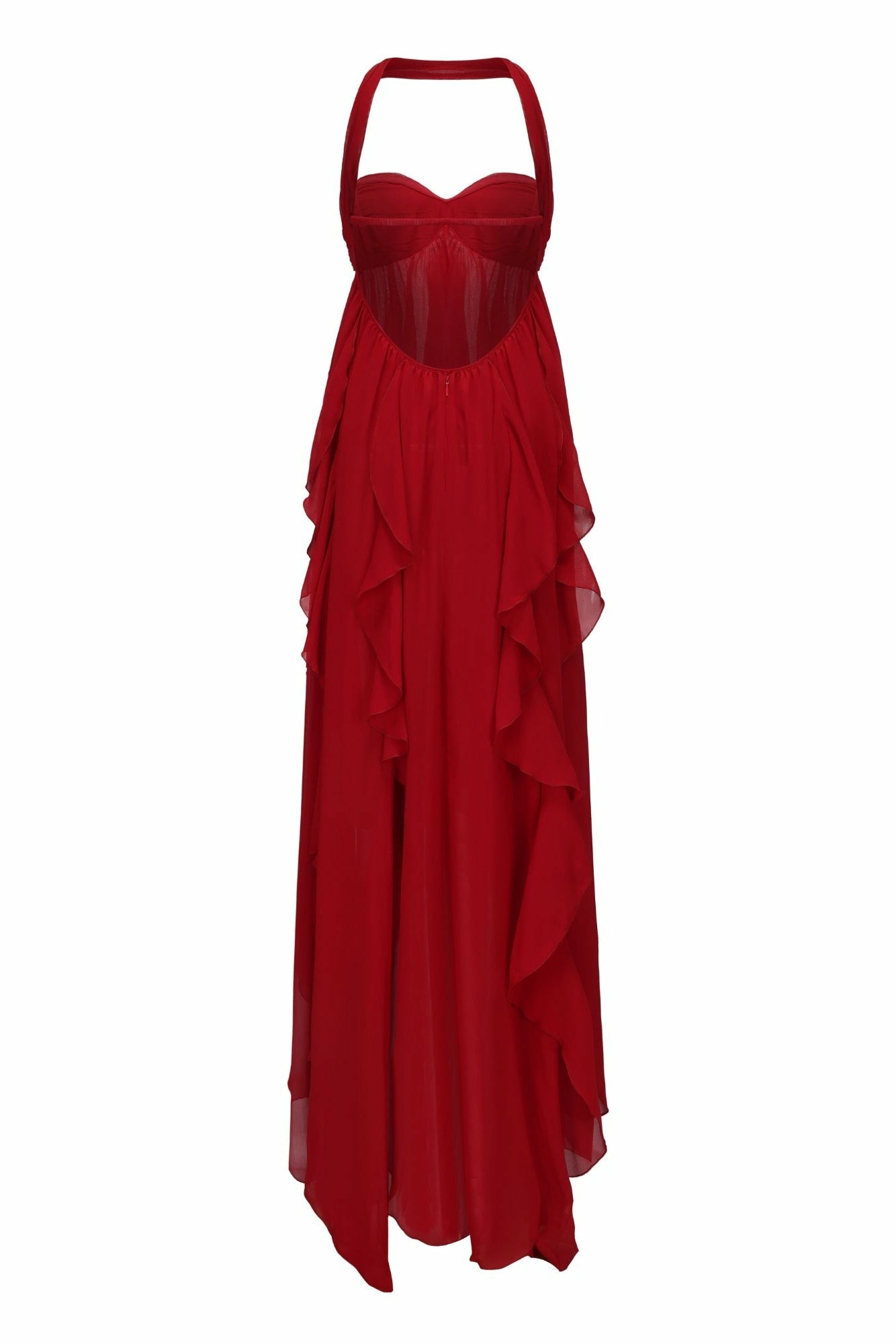 Mariah Dress: Red Maxi Dress for Formal Wedding Guest | Nana Jacqueline