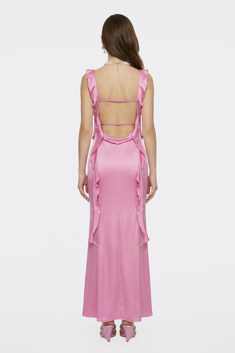 Caroline Dress: Magenta Maxi Dress for Formal Wedding Guest | Nana Jacqueline