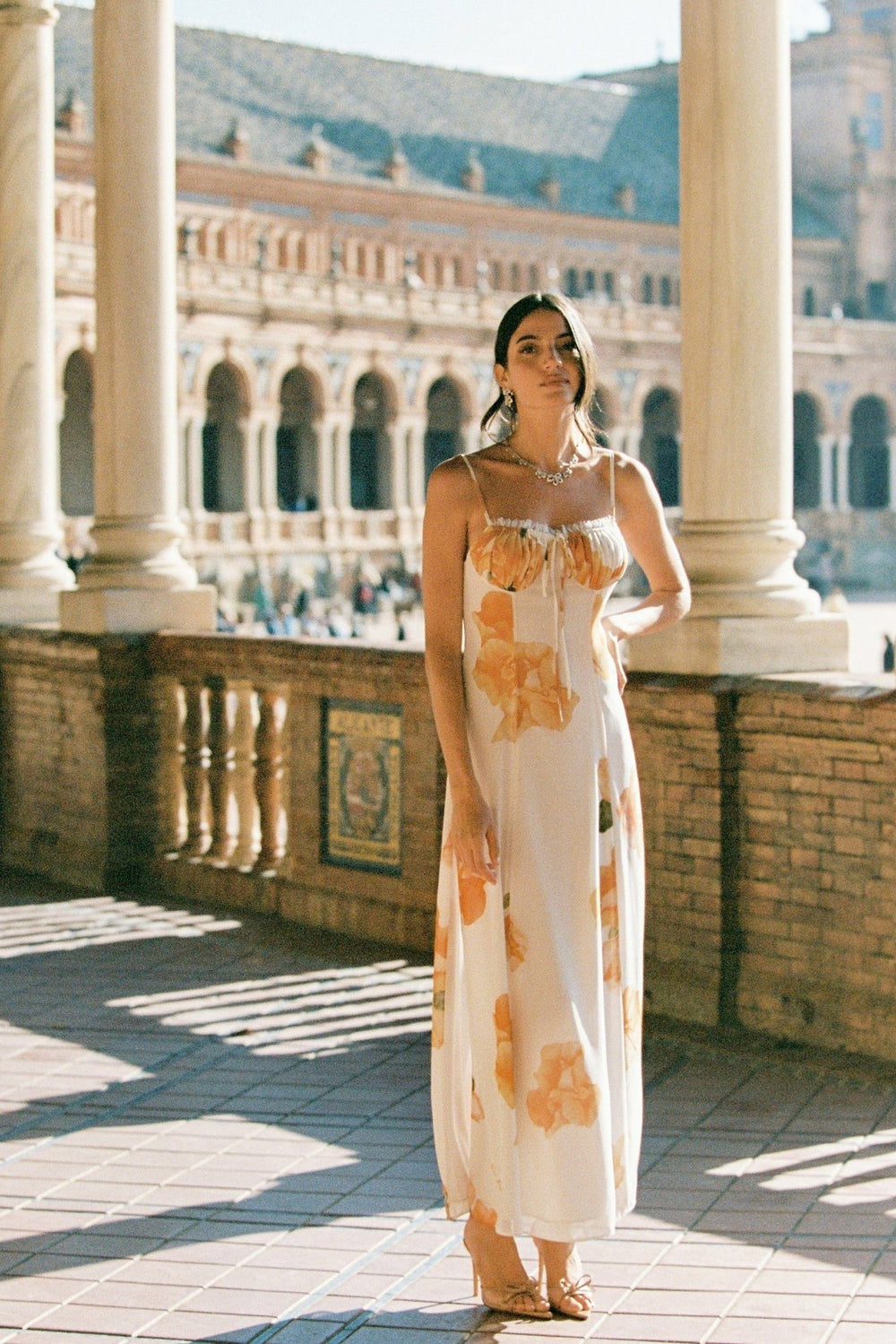 Isolde Dress: Floral Maxi Dress for Garden Wedding Guest | Nana Jacqueline
