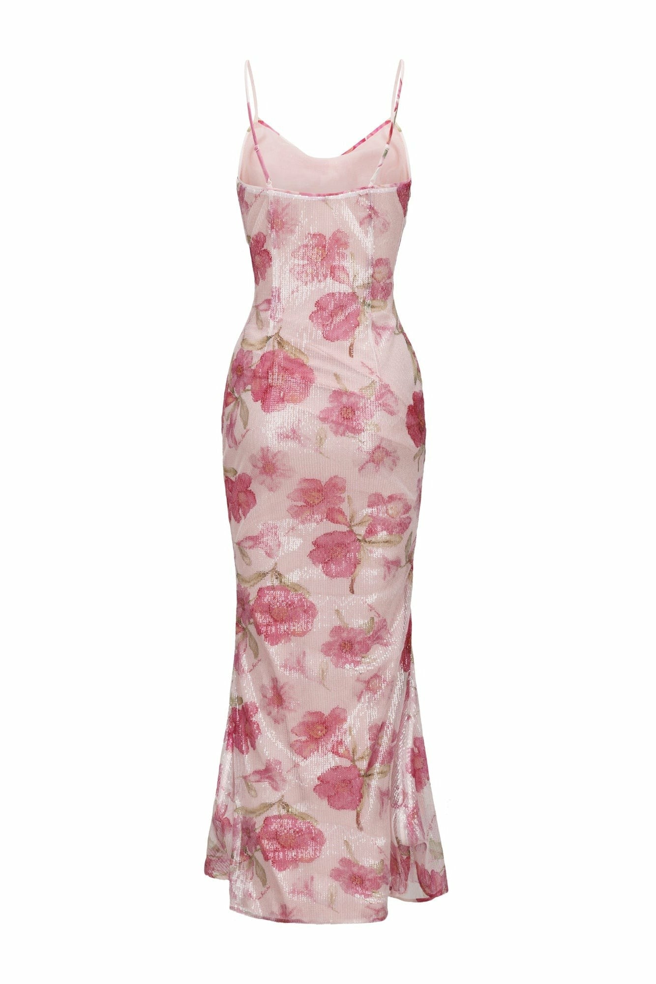 Esmeralda Dress: Pink Maxi Dress for Garden Wedding Guest | Nana Jacqueline