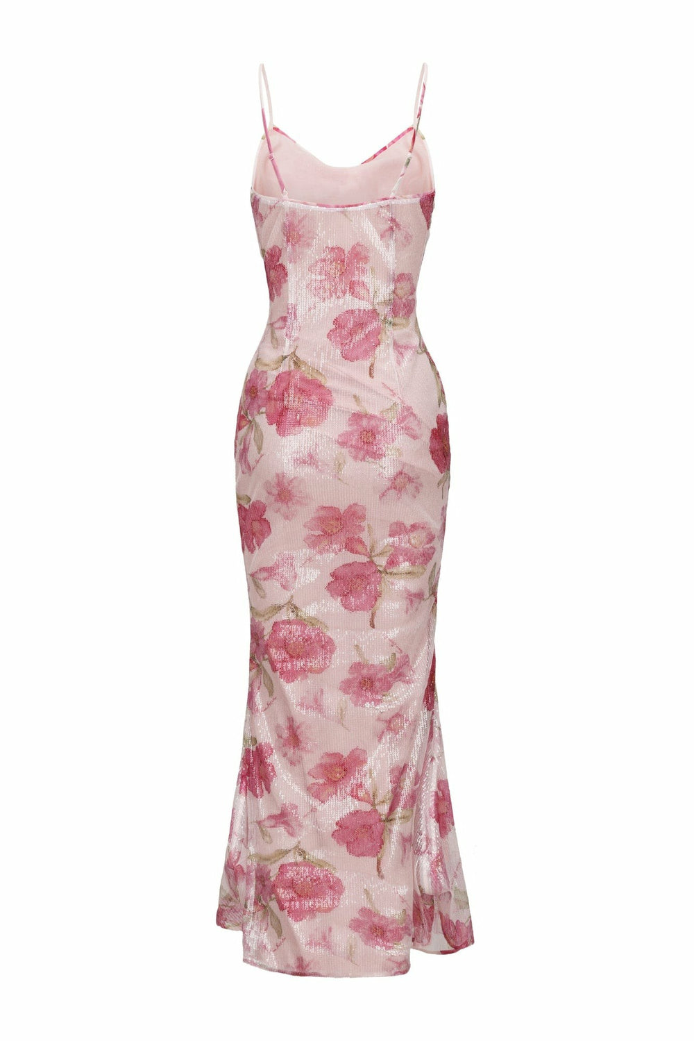 Esmeralda Dress: Pink Maxi Dress for Garden Wedding Guest | Nana Jacqueline