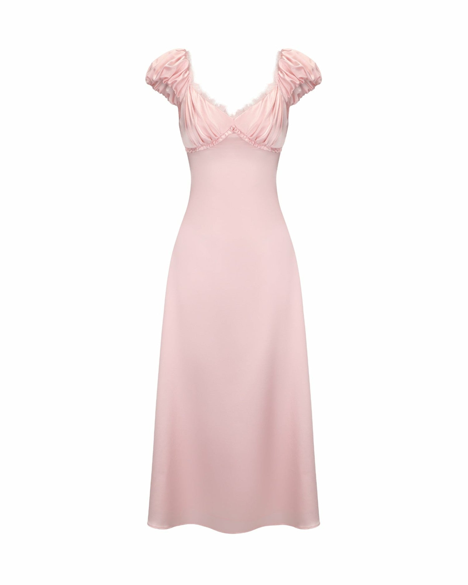 Elara Dress: Pink Midi Dress for Garden Wedding Guest | Nana Jacqueline