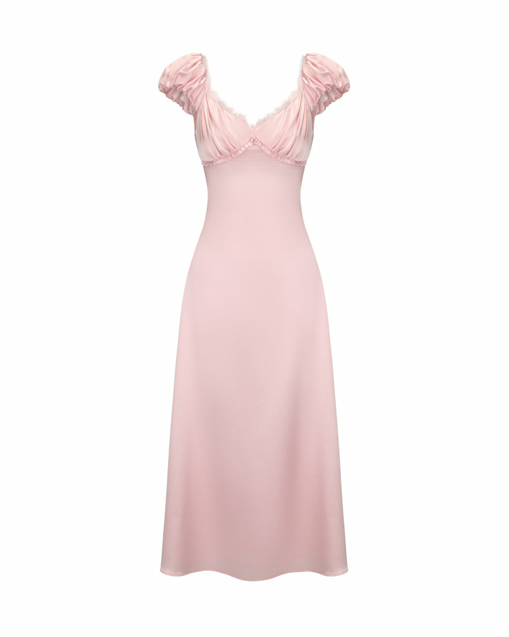 Elara Dress: Pink Midi Dress for Garden Wedding Guest | Nana Jacqueline
