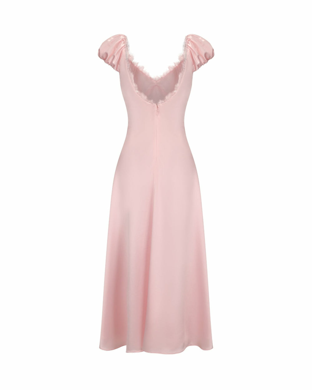 Elara Dress: Pink Midi Dress for Garden Wedding Guest | Nana Jacqueline