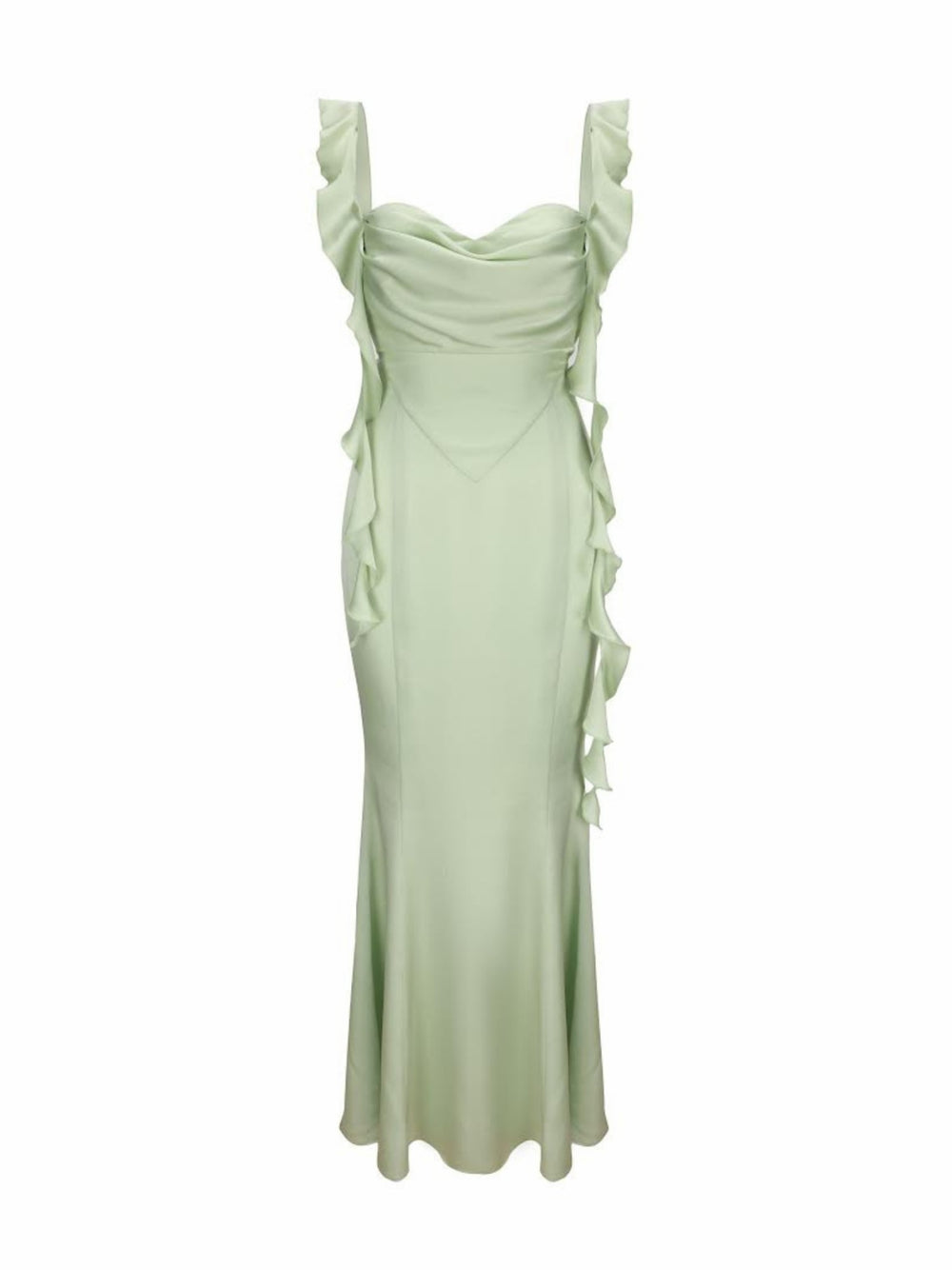 Caroline Dress: Green Maxi Dress for Destination Wedding | Nana Jacqueline