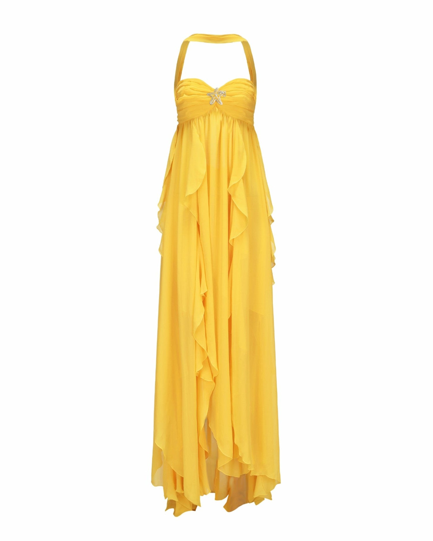 Mariah Dress: Yellow Maxi Dress for Destination Wedding | Nana Jacqueline