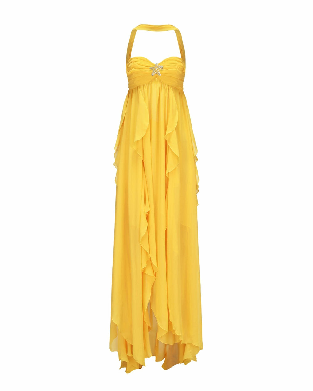 Mariah Dress: Yellow Maxi Dress for Destination Wedding | Nana Jacqueline