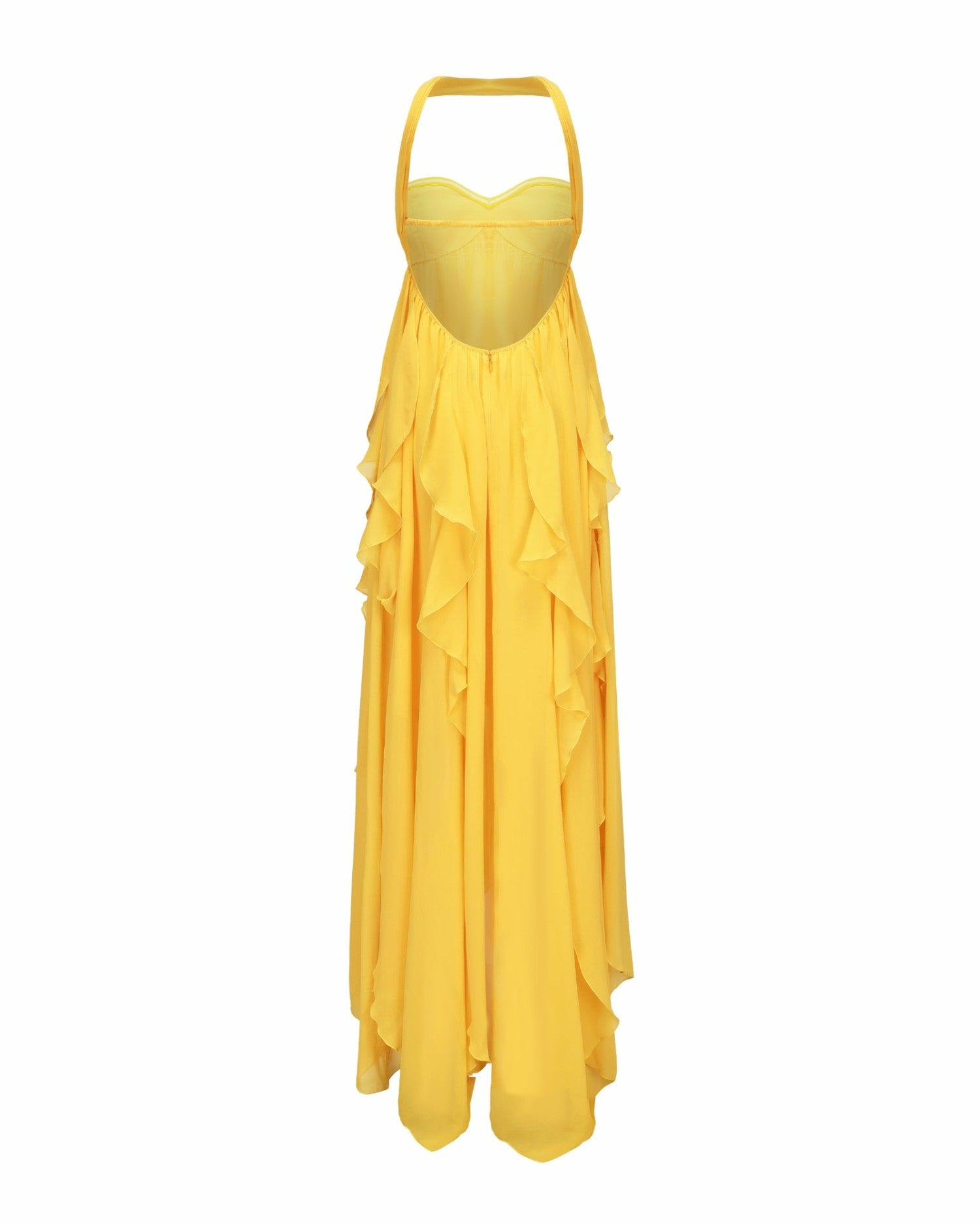 Mariah Dress: Yellow Maxi Dress for Destination Wedding | Nana Jacqueline