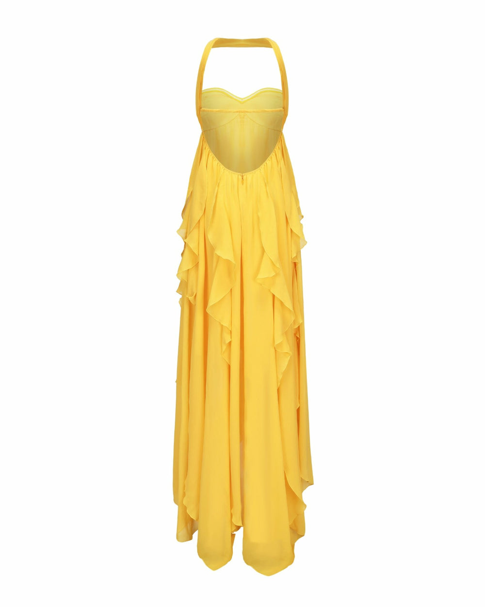 Mariah Dress: Yellow Maxi Dress for Destination Wedding | Nana Jacqueline