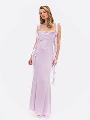 Caroline Dress: Purple Maxi Dress for Formal Wedding Guest | Nana Jacqueline