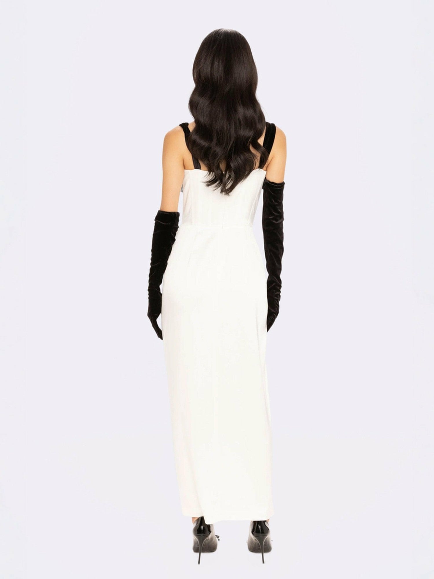 Grace Bow Maxi Dress: White Maxi Dress for Rehearsal Dinner | Nana Jacqueline