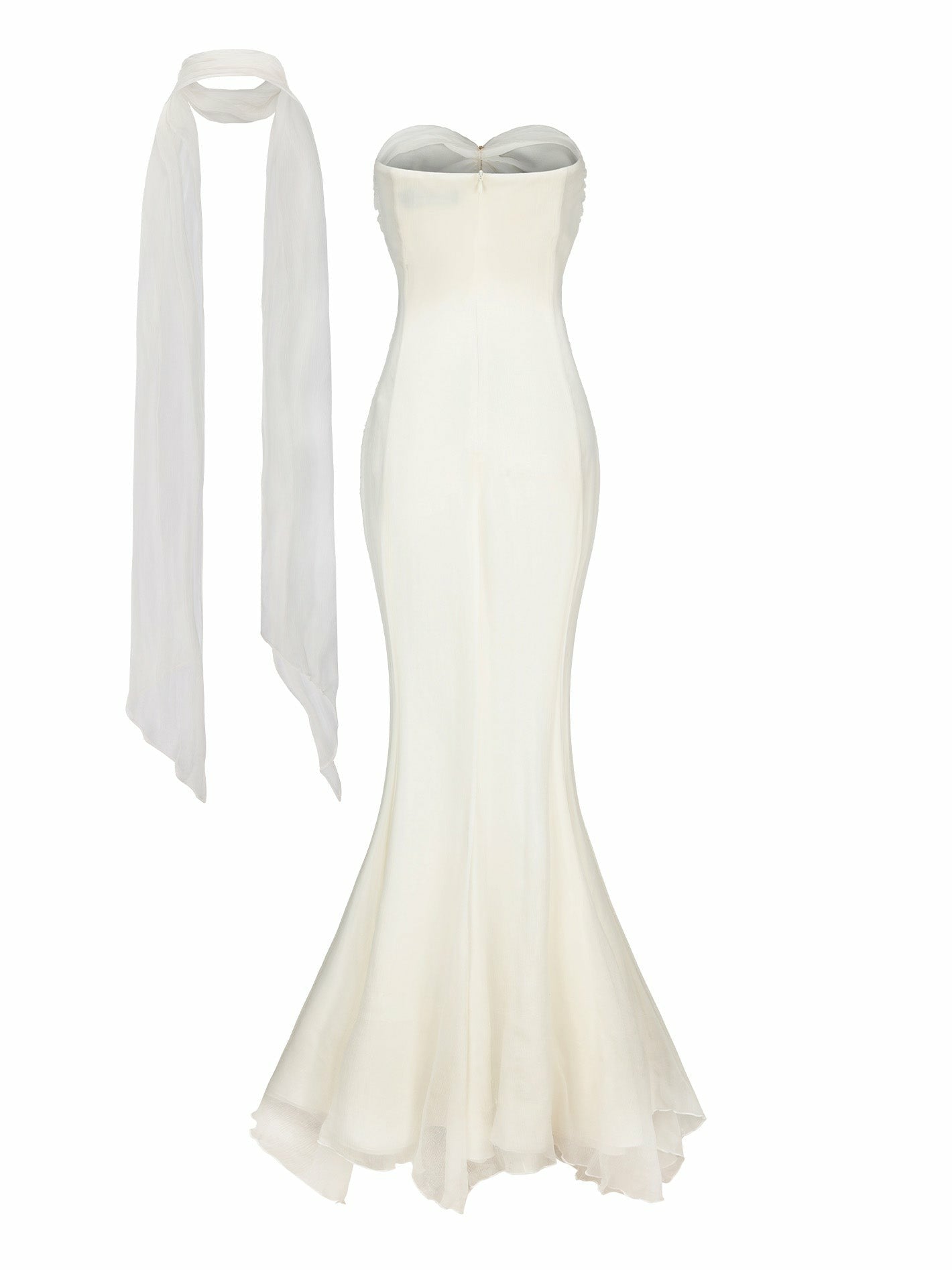 Cassandra Dress: White Maxi Dress for Rehearsal Dinner | Nana Jacqueline