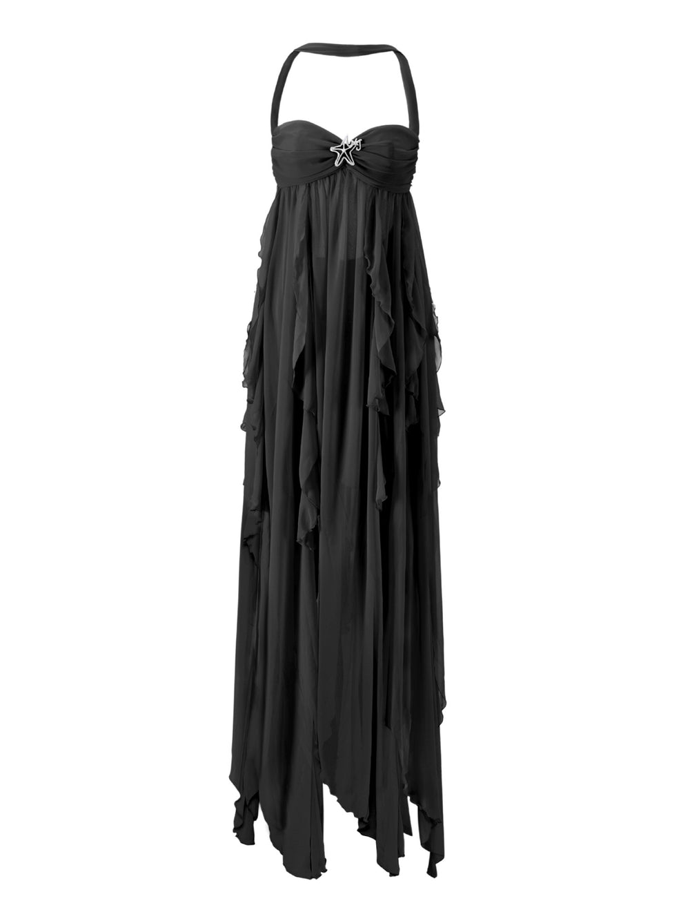 Mariah Dress: Black Maxi Dress for Formal Wedding Guest | Nana Jacqueline