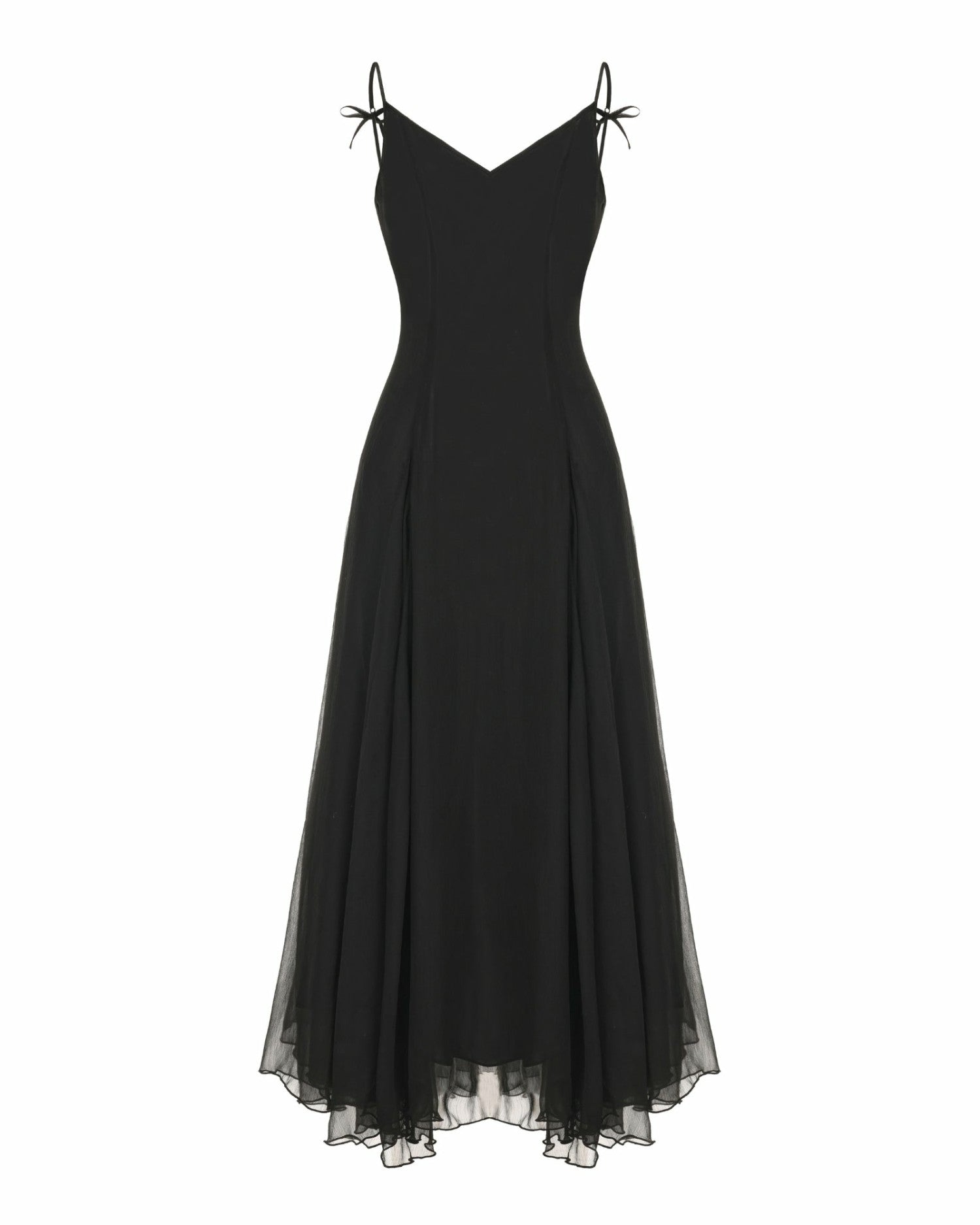 Irena Dress: Black Maxi Dress for Formal Wedding Guest | Nana Jacqueline
