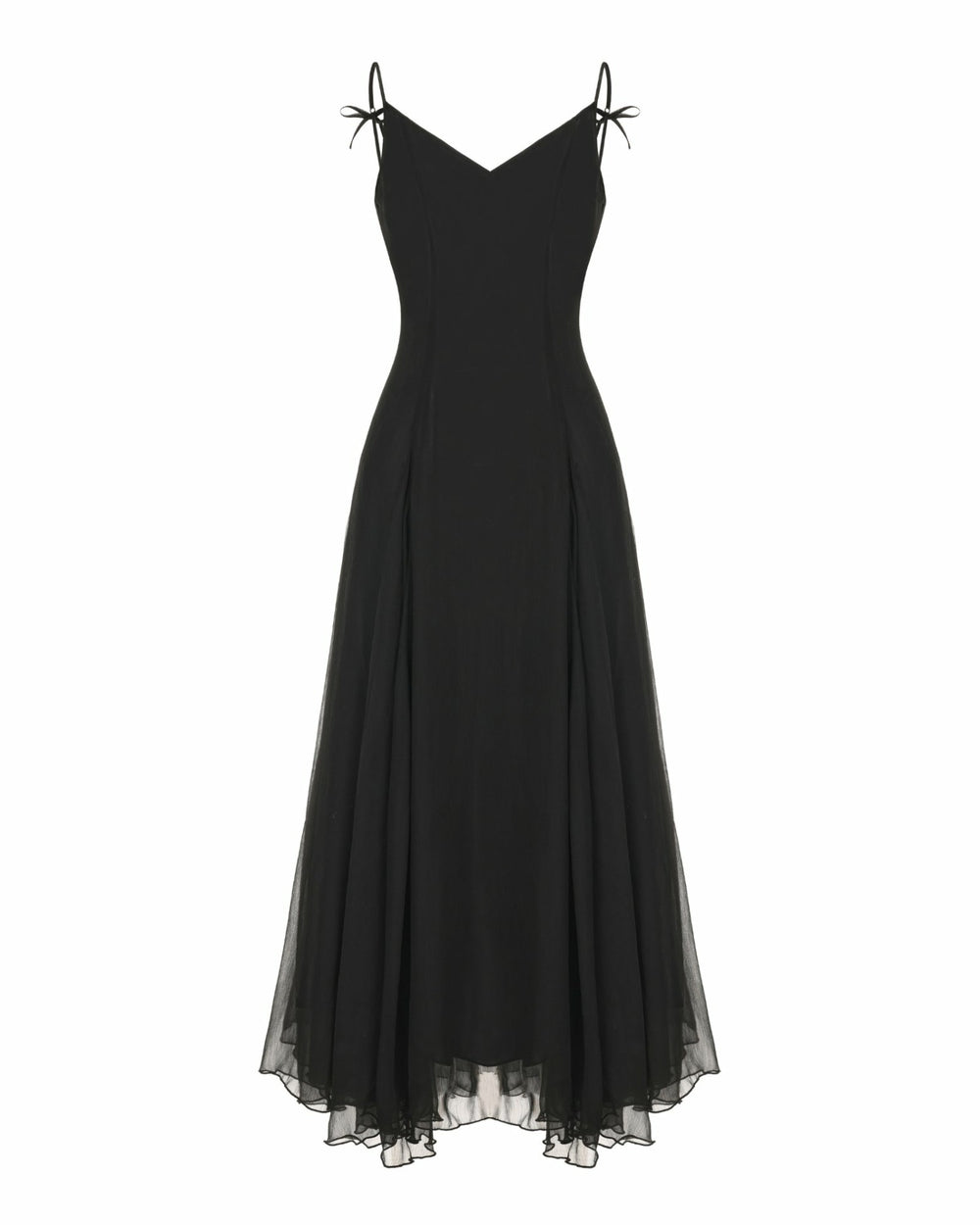 Irena Dress: Black Maxi Dress for Formal Wedding Guest | Nana Jacqueline
