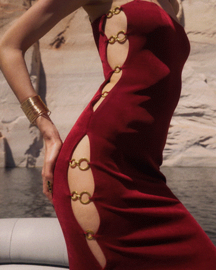 Adeline Dress: Red Maxi Dress for Date Night | Nana Jacqueline