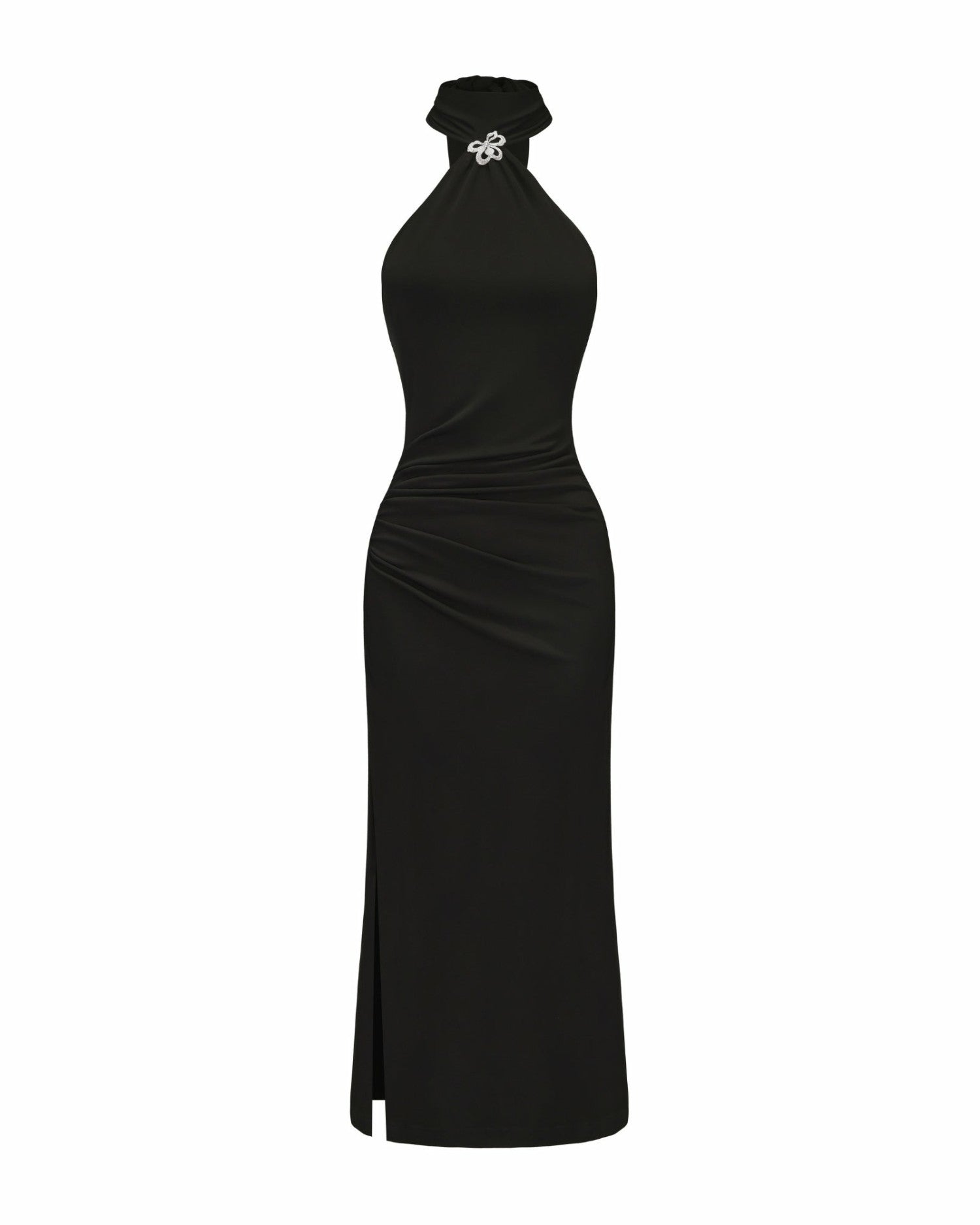 Eliana Dress: Black Maxi Dress for Cocktail Party | Nana Jacqueline