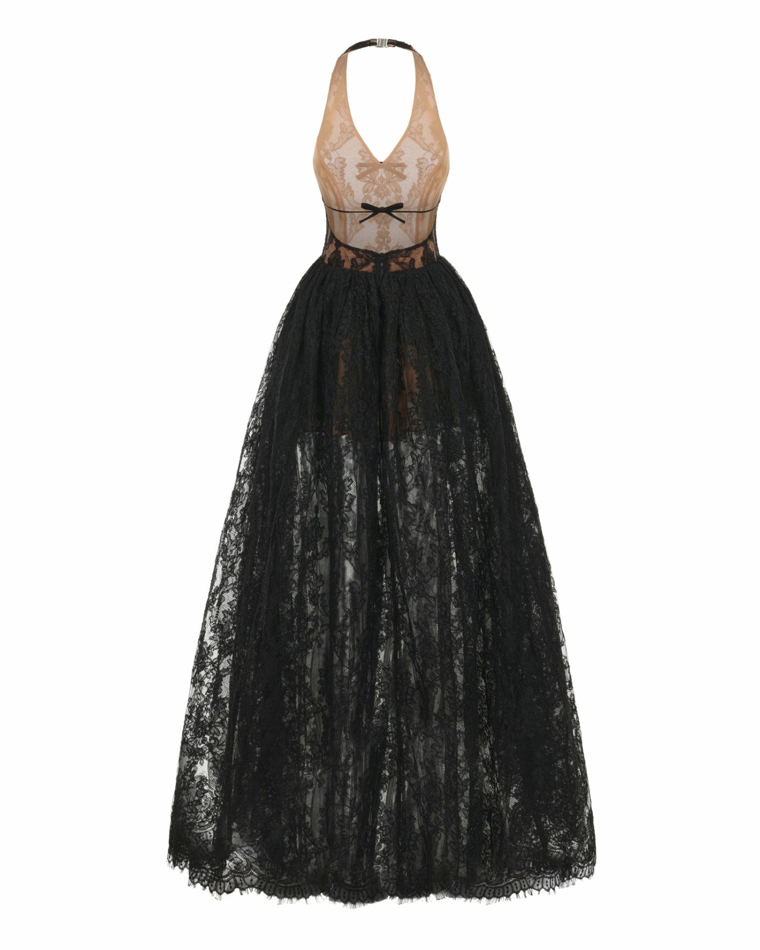 Mirelle Lace Maxi Dress: Black Maxi Dress for Formal Wedding Guest | Nana Jacqueline