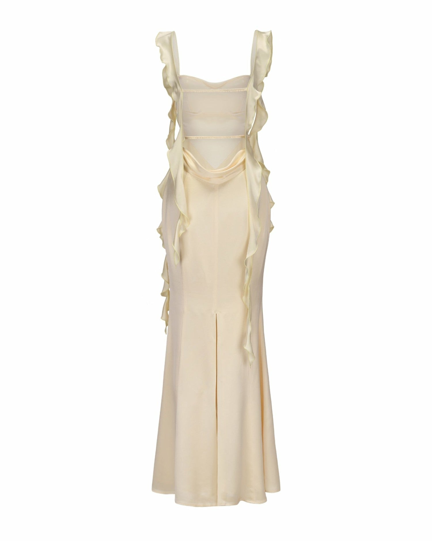 Caroline Dress: Yellow Maxi Dress for Garden Wedding Guest | Nana Jacqueline