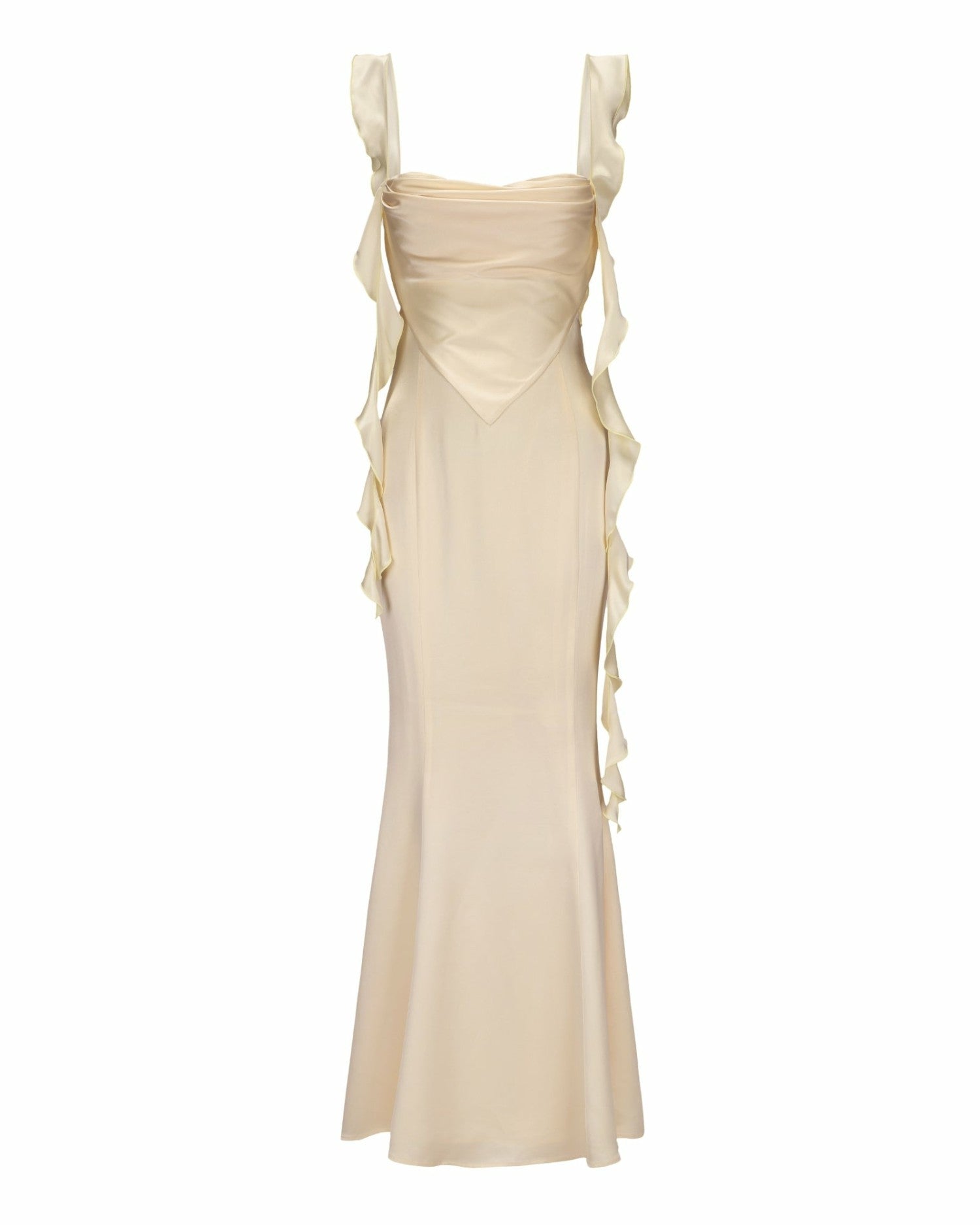 Caroline Dress: Yellow Maxi Dress for Garden Wedding Guest | Nana Jacqueline