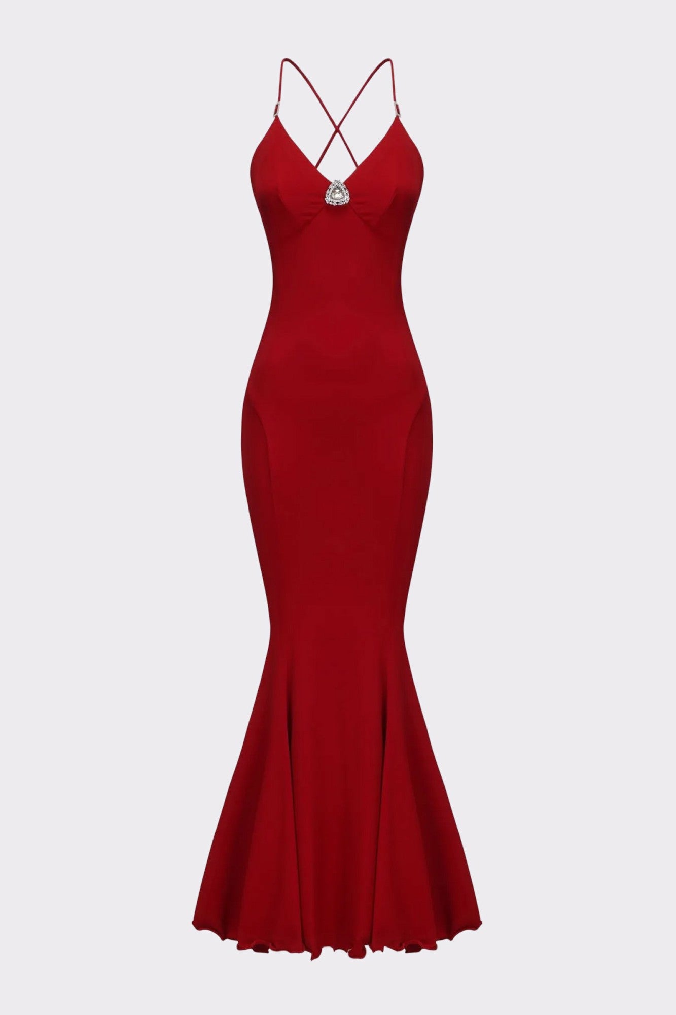 Seraphina Dress: Red Maxi Dress for Formal Wedding Guest | Nana Jacqueline
