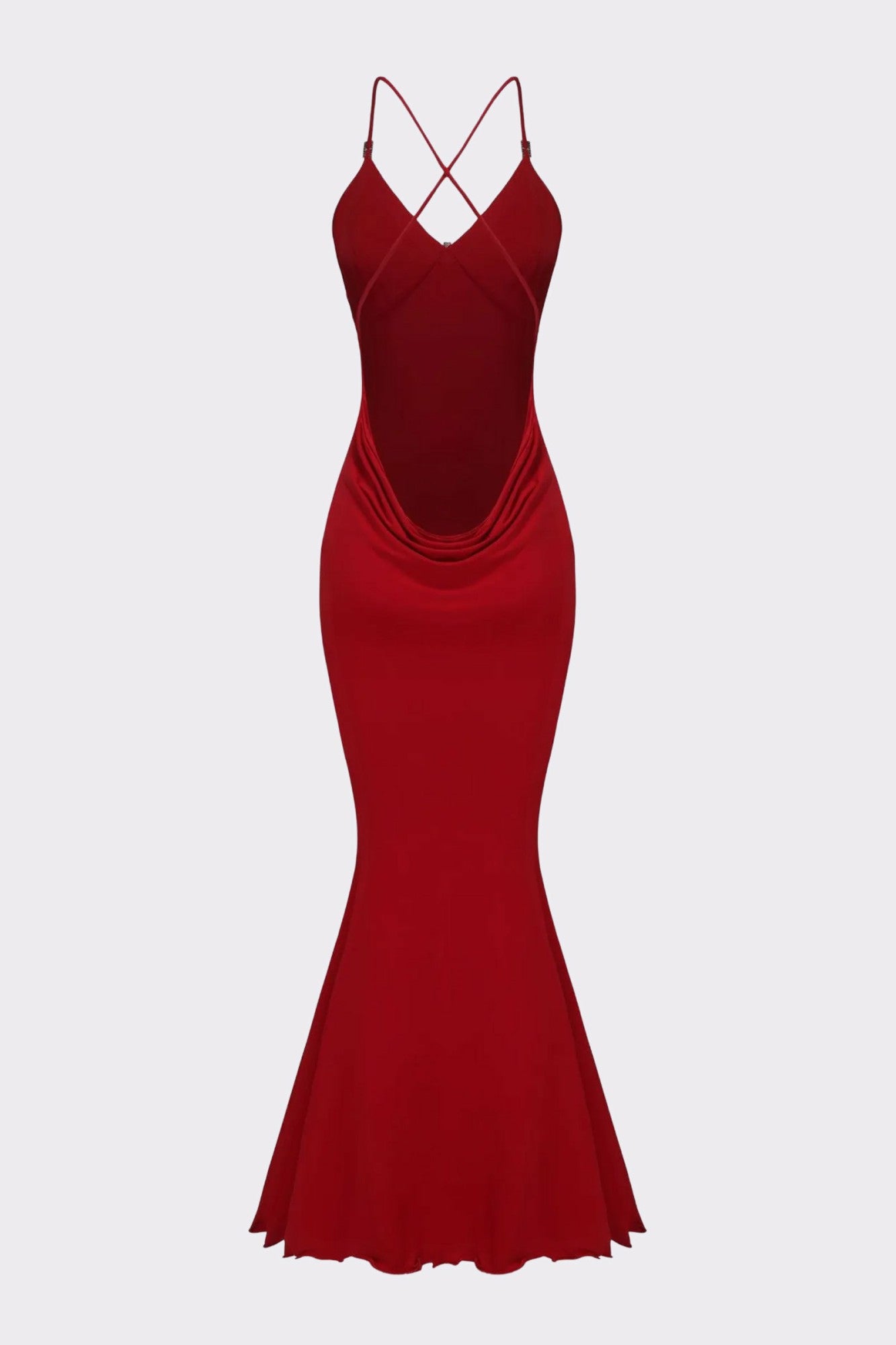 Seraphina Dress: Red Maxi Dress for Formal Wedding Guest | Nana Jacqueline